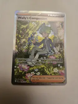 Pokemon TCG Wally's Compassion Special Illustration SIR #186/132 Mega Evolutions - Image 1