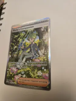 Pokemon TCG Wally's Compassion Special Illustration SIR #186/132 Mega Evolutions - Image 2