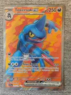 Pokemon TCG P Toxicroak EX 232/198 Ultra Rare Holo - DC69 - Image 1