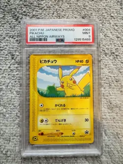 Pokemon ANA Promo Japan All Nippon Airways Pikachu Set PSA 10 - Image 2