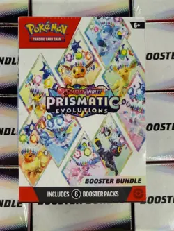 Pokemon TCG: x1 Prismatic Evolutions (SV8.5) Booster Bundle Box - Factory Sealed - Image 1