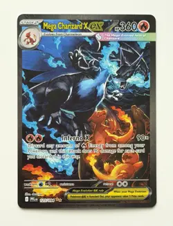 Pokemon TCG: Mega Charizard X ex 125/094 SIR : Phantasmal Flames New Rare - Image 1