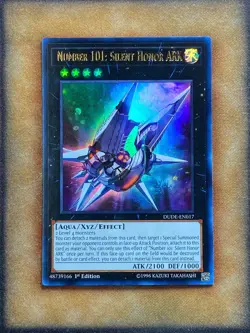 Yugioh Number 101: Silent Honor ARK DUDE-EN017 Ultra Rare 1st Ed NM - Image 1