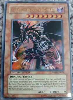 Yu-Gi-Oh! TCG Gandora the Dragon of Destruction JUMP-EN028 Shonen Jump Promo - Image 1