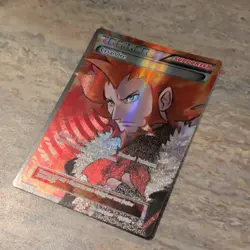 Pokemon Lysandre Trainer Full Art Holo 104/106 Flashfire Ultra Rare TCG Card - Image 2