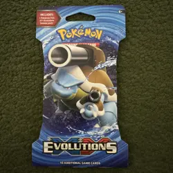 Pokemon TCG XY Evolutions x1 Sleeved English Booster Blister Pack New 10 Cards - Image 1
