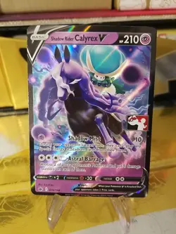 Shadow Rider Calyrex V Pokemon Prize Pack Series 1 Promo Pokemon Card NM/LP - Image 1