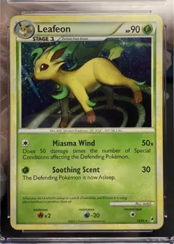 CGC 8.5 MINT Leafeon 2011 Call of Legends 13/95 Holo Rare Pokemon Card - Image 4