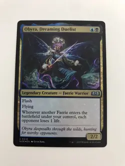 Obyra Dreaming Duelist Foil MTG Magic the Gathering Card NM Near Mint WOE - Image 1
