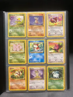 NEAR MINT - Jungle Set Complete Common No Duplicates 1999 Pokemon Cards Bundle - Image 1