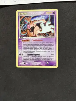 Pokemon Card Deoxys 16/107 Stamped EX Deoxys Italiano-holo-Mint! - Image 3