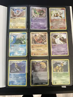 Mew 151 Binder With Some Vintage Pokemon Cards Some Holo Mostly Common - Image 1