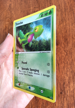 Pokemon TCG Treecko holo foil Black Star promo card 016 2004 LP - Image 3