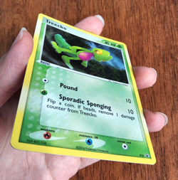 Pokemon TCG Treecko holo foil Black Star promo card 016 2004 LP - Image 4