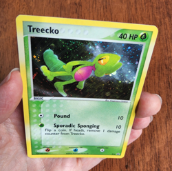 Pokemon TCG Treecko holo foil Black Star promo card 016 2004 LP - Image 5