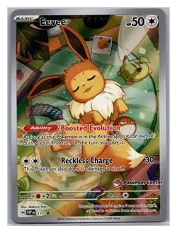 SV: Scarlet & Violet Promo Cards #173 Eevee Holo Pokemon Center - Image 1