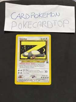 Pokemon Card Snorlax 49-Promo Black Star-Eng - No Holo-Nm! - Image 1