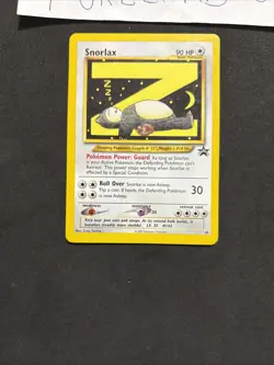 Pokemon Card Snorlax 49-Promo Black Star-Eng - No Holo-Nm! - Image 3