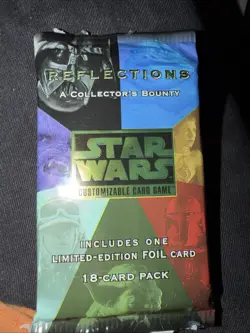 Star Wars CCG Reflections 1 Booster Pack UNOPENED SEALED Trading Cards Decipher - Image 1