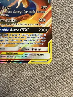 Pokemon TCG Reshiram & Charizard GX Holo Card 20/214 - Image 5