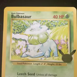 Bulbasaur 44/102 Celebrations 25th Anniversary JUMBO / OVERSIZE Pokemon TCG Card - Image 2