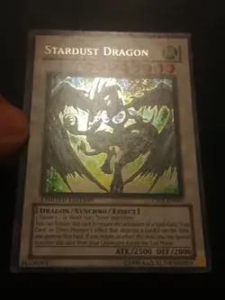 Yu-Gi-Oh! SECRET RARE HOLO CARD STARDUST DRAGON CT05-EN001 LP - Image 2