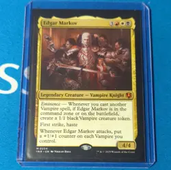 Magic: The Gathering Edgar Markov Innistrad Legendary Vampire Card - Image 1
