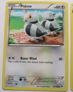 Pidove 123 Tranquill 124/149 Unfezant 125/149 Boundaries Crossed 3 Pokemon Card - Image 2