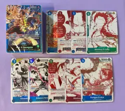 TCG One Piece English Card lot: Promo, Anniversary, Ace & Newgate Deck - Image 1