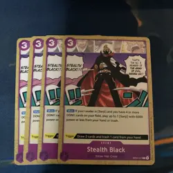 4X One Piece Card Game Stealth Black EB04-041 Common NM Presale - Image 1