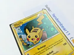 Pikachu Heart Gold Soul Silver HOLO BLACK STAR PROMO card HGSS03 Pokemon 2010 - Image 3