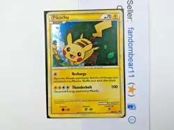Pikachu Heart Gold Soul Silver HOLO BLACK STAR PROMO card HGSS03 Pokemon 2010 - Image 4
