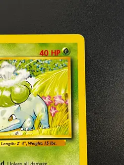 Bulbasaur 44/102 - Base Set Vintage WOTC Pokemon TCG Card LP - Image 4