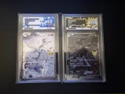 Pokemon Celebrations 25th Anniversary Reshiram and Zekrom Full Art Card ACE 10 - Image 1