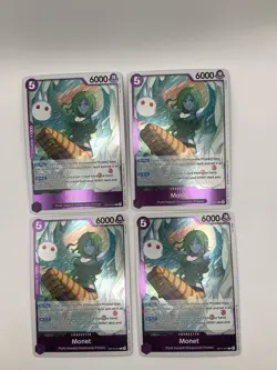 4x One Piece TCG OP14-074 Monet (Playset) Card Game CCG English - Image 1