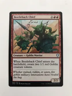 Beetleback Chief MTG Magic the Gathering Card NM Near Mint CM2 - Image 1