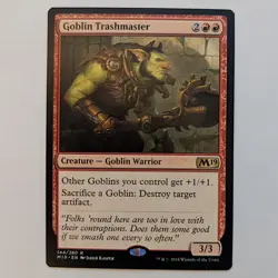 Goblin Trashmaster, 2019 Core Set (M19) #144, NM MTG - Image 1