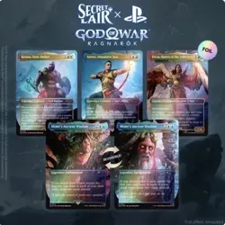 1x - NEW** - MTG x Playstation Secret Lair x God of War: Greek & Norse Set Foil - Image 2