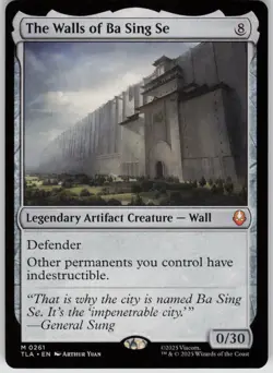 MTG The Walls of Ba Sing Se Normal NM Avatar: The Last Airbender Magic 261 - Image 1
