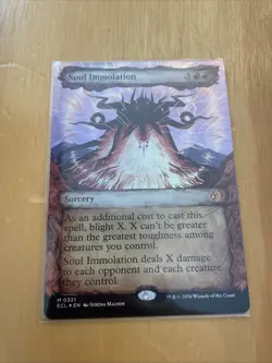 Soul Immolation (Showcase) - Lorwyn Eclipsed (ECL) Foil MTG #321 - Image 1