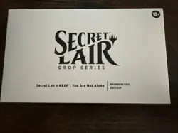 MTG Secret Lair x KEXP: You Are Not Alone ~ Rainbow FOIL ~ Sealed! - Image 1
