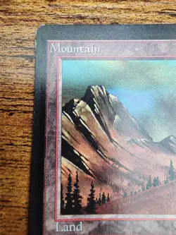 MTG Beta Mountain ⭐VLP Version A (Dark) ⭐10 REAL HQ PICS!⭐ 1993 Basic Land Magic - Image 3