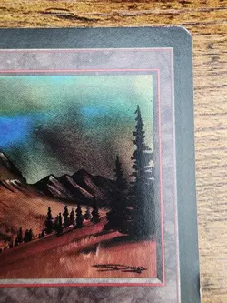 MTG Beta Mountain ⭐VLP Version A (Dark) ⭐10 REAL HQ PICS!⭐ 1993 Basic Land Magic - Image 4