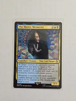 The Master, Mesmerist - Doctor Who - LP - MTG Magic - Rare - Creature - Image 1