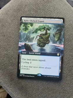 Rain-Slicked Copse (Extended Art) Commander: Lorwyn Eclipsed Regular - Image 1