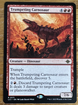MTG Lost Caverns Of Ixalan, Trumpeting Carnosaur - Image 1