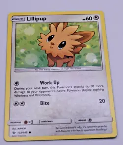 Lillipup (2017) Pokemon Card Sun & Moon Base Set Pokemon TCG 103/149 NM-MT+ - Image 3