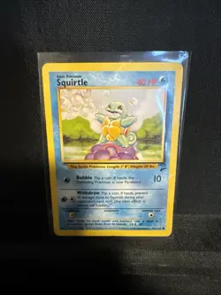 Pokemon TCG Squirtle Base Set 2 Common Card 93/130 - Image 1