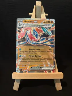 Pokemon TCG Greninja ex Scarlet & Violet-Twilight Masquerade 106/167 Holo Double - Image 1