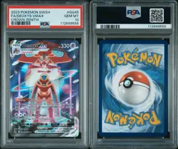2023 POKEMON SWORD & SHIELD CROWN ZENITH #GG45 FULL ART/DEOXYS VMAX PSA 10 - Image 2